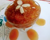 A picture of step 4 of Khubani Ka Meetha.