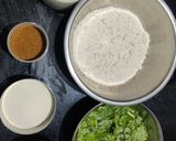 A picture of step 1 of Barley Chila | Barley Pancakes.