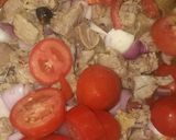 A picture of step 3 of Beef smokey botie🌶.