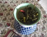 A picture of step 6 of Kashmiri Haak.