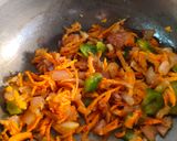 A picture of step 6 of Stuffed moong dal wrap.