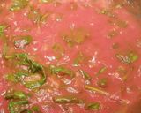 Une image de l'étape 4 de Pâtes, ricotta tomates et épinards.