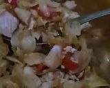 Foto langkah ke 3 dari resep Tumis putih telor dada ayam vs gubis diet herballife.