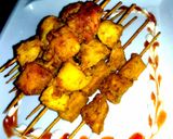 A picture of step 5 of Sweet and sour dum chicken sticks.