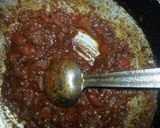 A picture of step 3 of Kala chana masala.