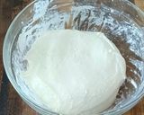 Gambar langkah 2 resipi Chicken Floss Sourdough Bread.
