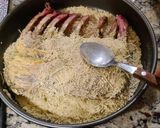 A picture of step 3 of Lamb Chops with Mustard and Parmesan.