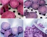 รูปขั้นตอนการทำที่ 1 ของ ขนมมันม่วงนึ่ง