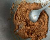 A picture of step 4 of Watermelon ka halwa.