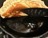 A picture of step 2 of Cast Iron Skillet Pepperoni Onion Pizza.