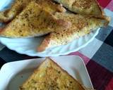 Garlic Cheese Bread #roti tawar gandum langkah memasak 3 foto