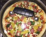 A picture of step 10 of Homemade pan pizza(no oven).