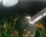 A picture of step 6 of Dal Palak.