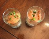 Foto del paso 2 de la receta: Vasitos de salmón con camarones ©