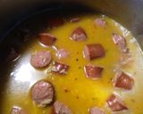 A picture of step 1 of Smoked Beef Sausage and Yellow Rice.
