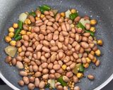 A picture of step 12 of Protein Power Chickpea Appes with Coconut Peanut Chutney (Kala chana breakfast).