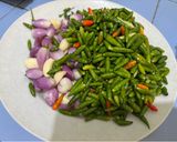 Foto langkah ke 2 dari resep Sambel teri lombok ijo.