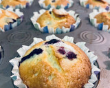 Foto del paso 8 de la receta: Muffins de arándanos y limón!!