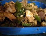 A picture of step 2 of Paneer masala puff in pan.