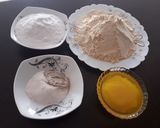 عکس مرحله 1 از دستور شیرینی نخودچی