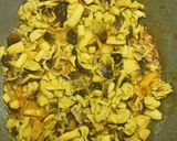 A picture of step 5 of Mushroom potato stir-fry in mustard paste.