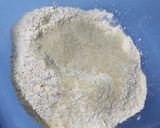 A picture of step 1 of No-Knead bread.