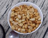 Hình bước làm 1 của món Bơ Đậu Phộng