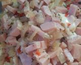 Foto del paso 1 de la receta: Tortilla de papa, jamón y queso espectacular😘