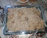 A picture of step 5 of Shahi pulao.