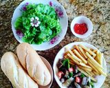 Hình bước làm 5 của món Bò lúc lắc và khoai tây chiên