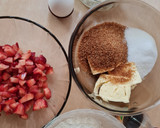 Foto del paso 1 de la receta: Galletas cheesecake de frutillas 🍓 fresas 🍓