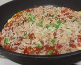 Foto del paso 4 de la receta Tortilla abierta de atún y tomate
