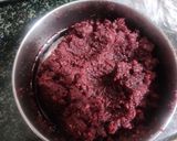 A picture of step 6 of Beetroot bottle gourd burfi.