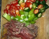 Foto langkah ke 1 dari resep Tumis Daging 🥩Jamur Tiram 🍄🤗.