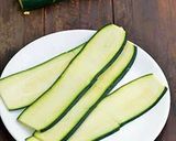 A picture of step 2 of Zucchini Enchiladas.