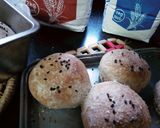 A picture of step 4 of Brown bread&Buns#themechallenge.