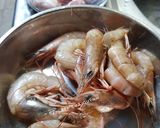 Hình bước làm 1 của món Tôm (sắt) rang thịt