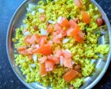 A picture of step 7 of Indori poha.