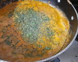 A picture of step 6 of Matar Paneer Masala.