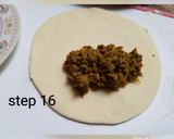 A picture of step 17 of Bow tie buns.