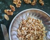 A picture of step 1 of Oatmeal Walnut & Chocolate Brownie Cake Eggless.