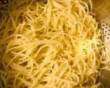 A picture of step 1 of Chilly Garlic Noodles.