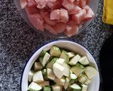 Foto del paso 1 de la receta: Pollo Salteado con Zucchini y Queso Roquefort