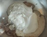 A picture of step 3 of Mayo onion dip.