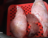 Foto del paso 1 de la receta: Conejo en ensalada con vinagreta de mostaza (airfryer)