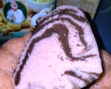 Foto langkah ke 6 dari resep Bolu kukus marmer pink coklat❤️.