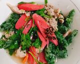 Hình bước làm 2 của món Soup hẹ ăn sáng