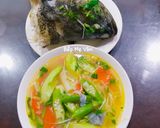 Hình bước làm 5 của món Cá mú nấu canh chua