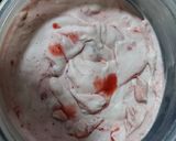 A picture of step 3 of Strawberry ice cream.