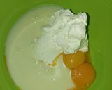 Foto del paso 3 de la receta Tarta con melocotón, queso y leche condensada